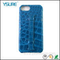 Genuine Leather case for IPhone13 with crocodile skin